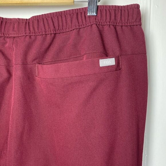 Figs | Men’s Tansen Jogger Scrub Pants Drawstring Waist Burgundy Sz XXL - Picture 16 of 16